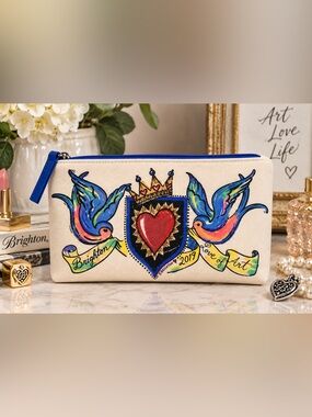 Brighton Birds on‎ Canvas 2019 Cosmetic Pouch “Love of Art”
